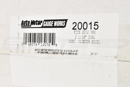 Auto Meter Dual Gauge Cluster for 02-07 WRX/STi (20015)
