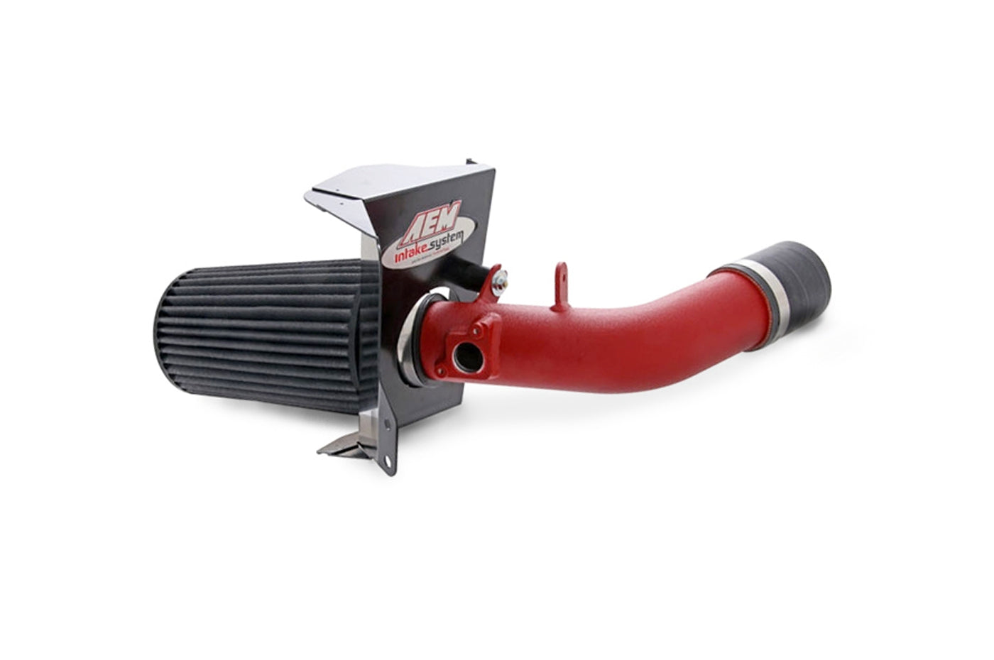 AEM Cold Air Intake Wrinkle Red for 08-14 WRX/STi (21-478WR)