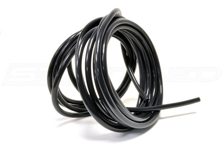 Vibrant Black Silicone Vacuum Hose (3/16" ID is pictured)