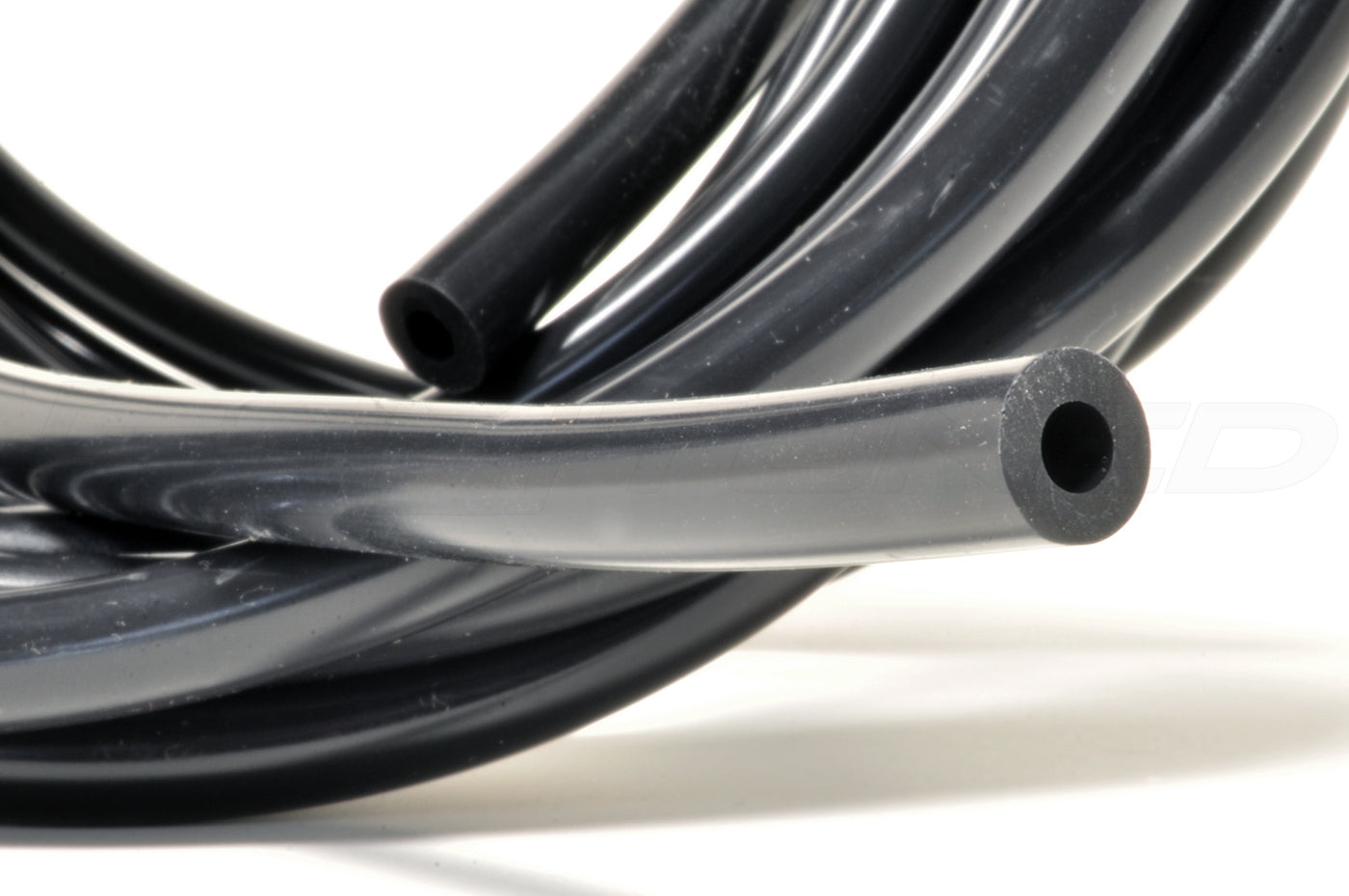 Vibrant Black Silicone Vacuum Hose (3/16" ID is pictured)