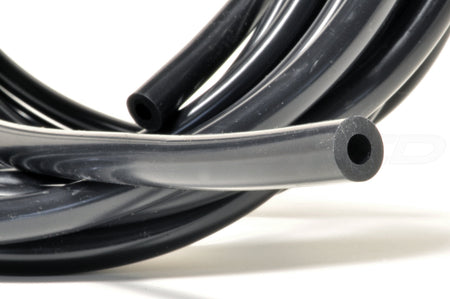 Vibrant Black Silicone Vacuum Hose (3/16" ID is pictured)