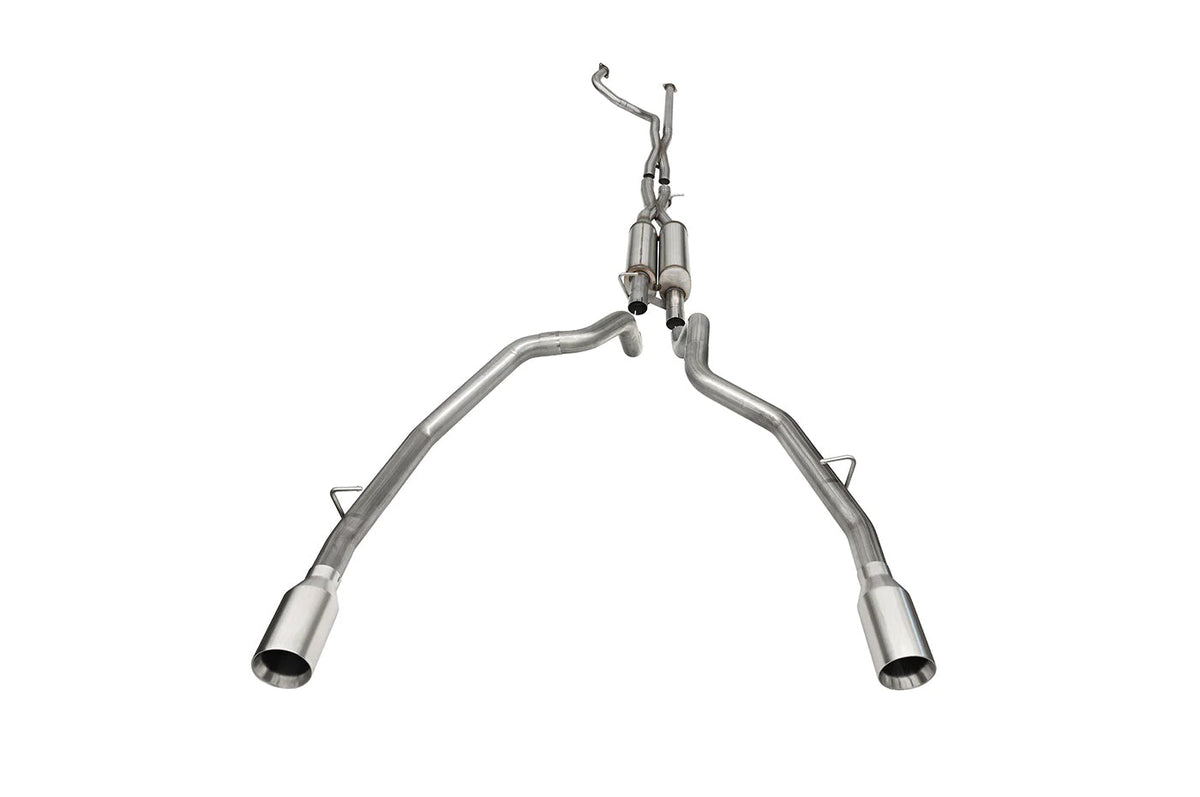 Corsa Cat-Back Exhaust (21189 Satin Silver Tips)