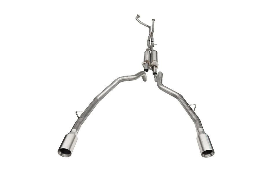 Corsa Cat-Back Exhaust (21189 Satin Silver Tips)