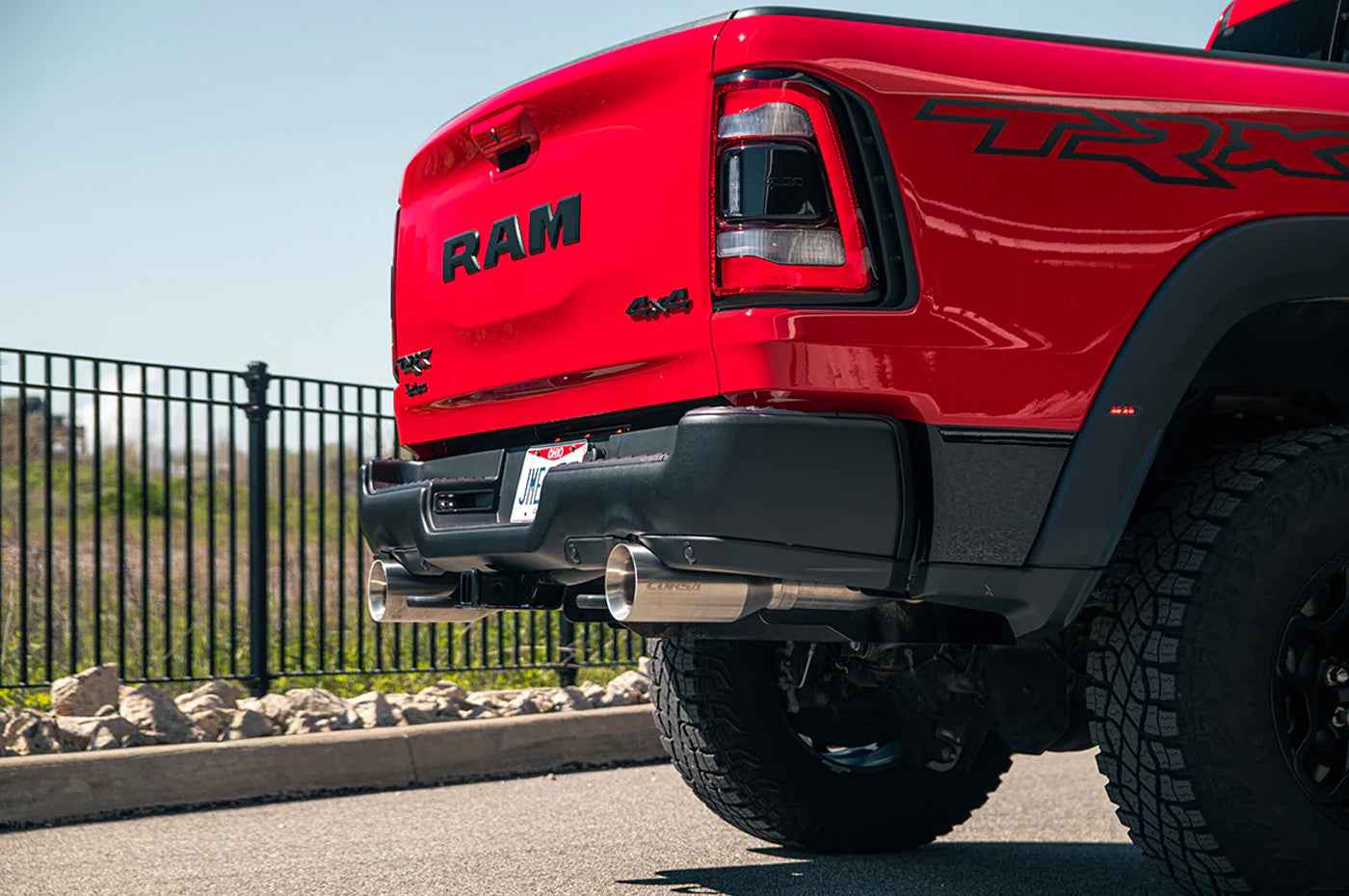 Corsa Cat-Back Exhaust without Mufflers for 2021+ Ram TRX (21190)