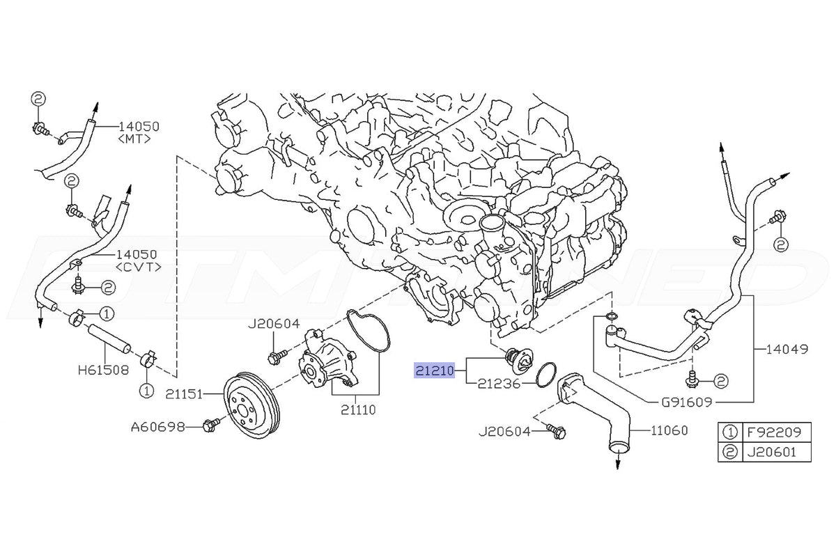 2022 WRX Diagram