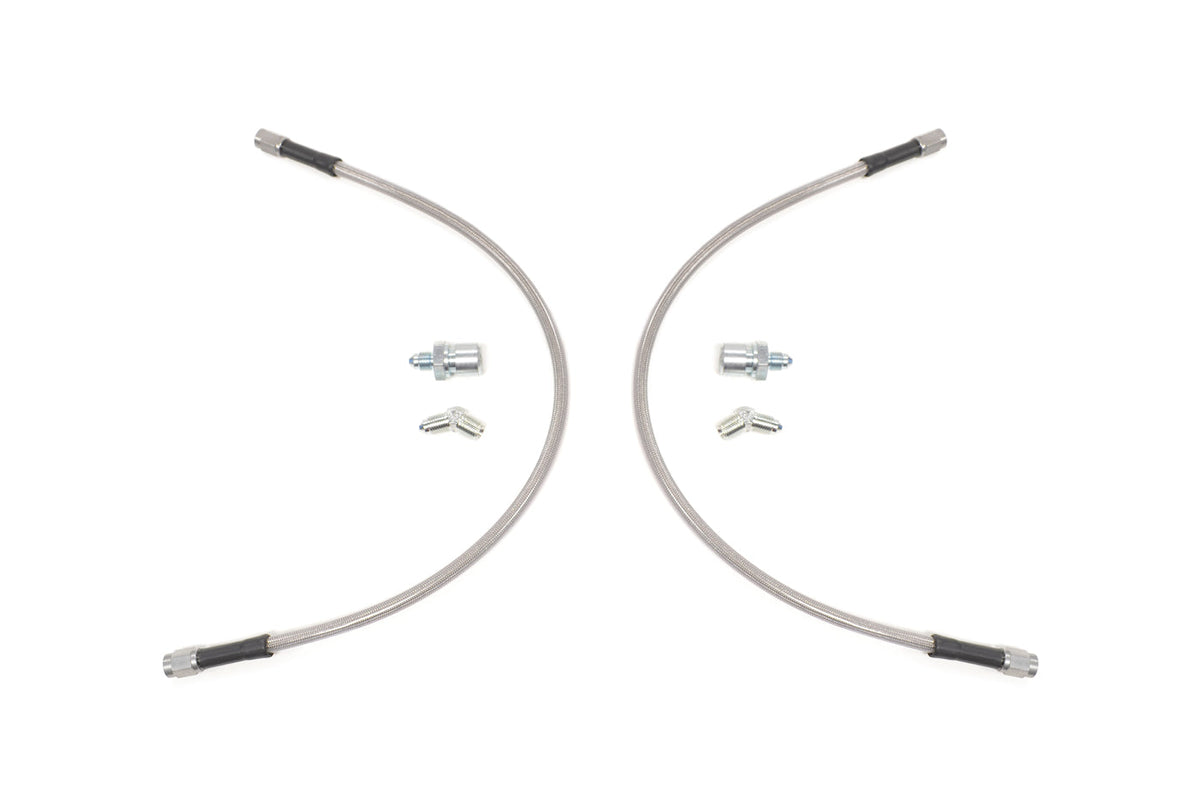 Wilwood Front Brake Lines for Foxbody Mustang Brake Kit (220-6458)