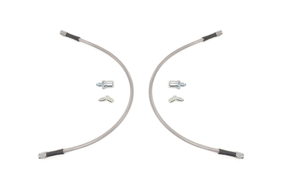 Wilwood Front Brake Lines for Foxbody Mustang Brake Kit (220-6458)