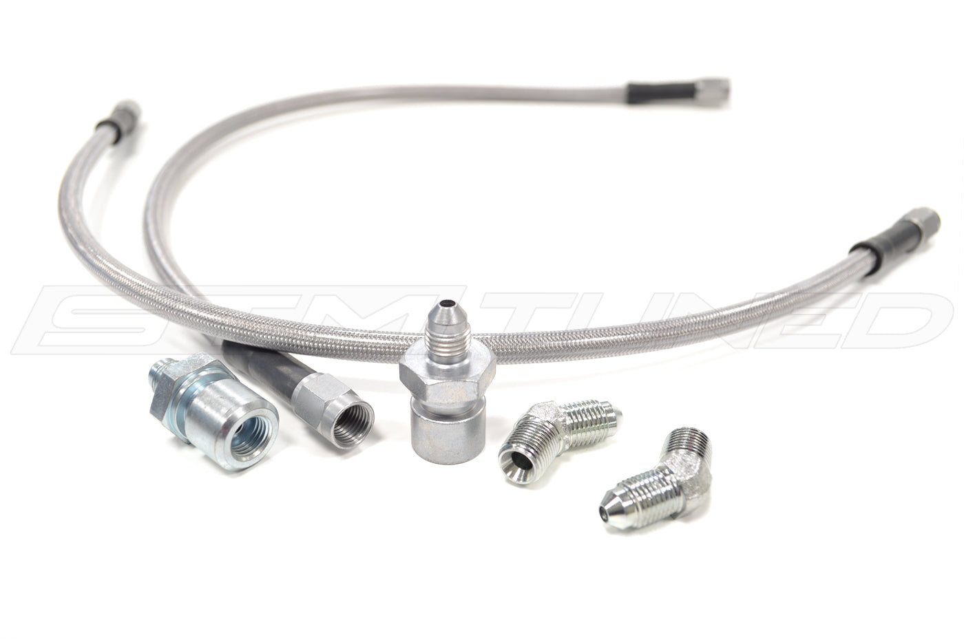 Wilwood Front Brake Lines for Foxbody Mustang Brake Kit (220-6458)