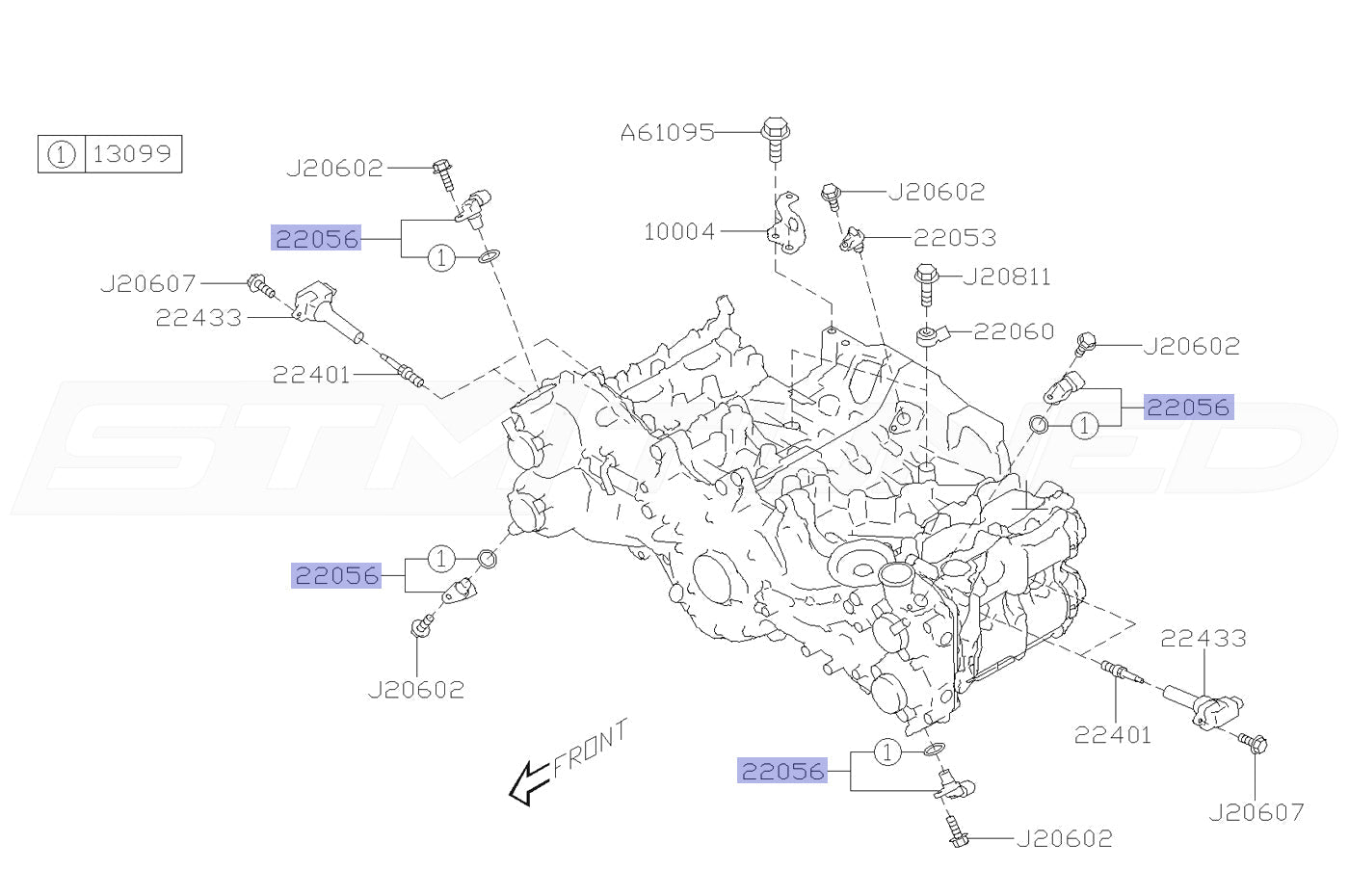 2022 WRX Diagram for Reference