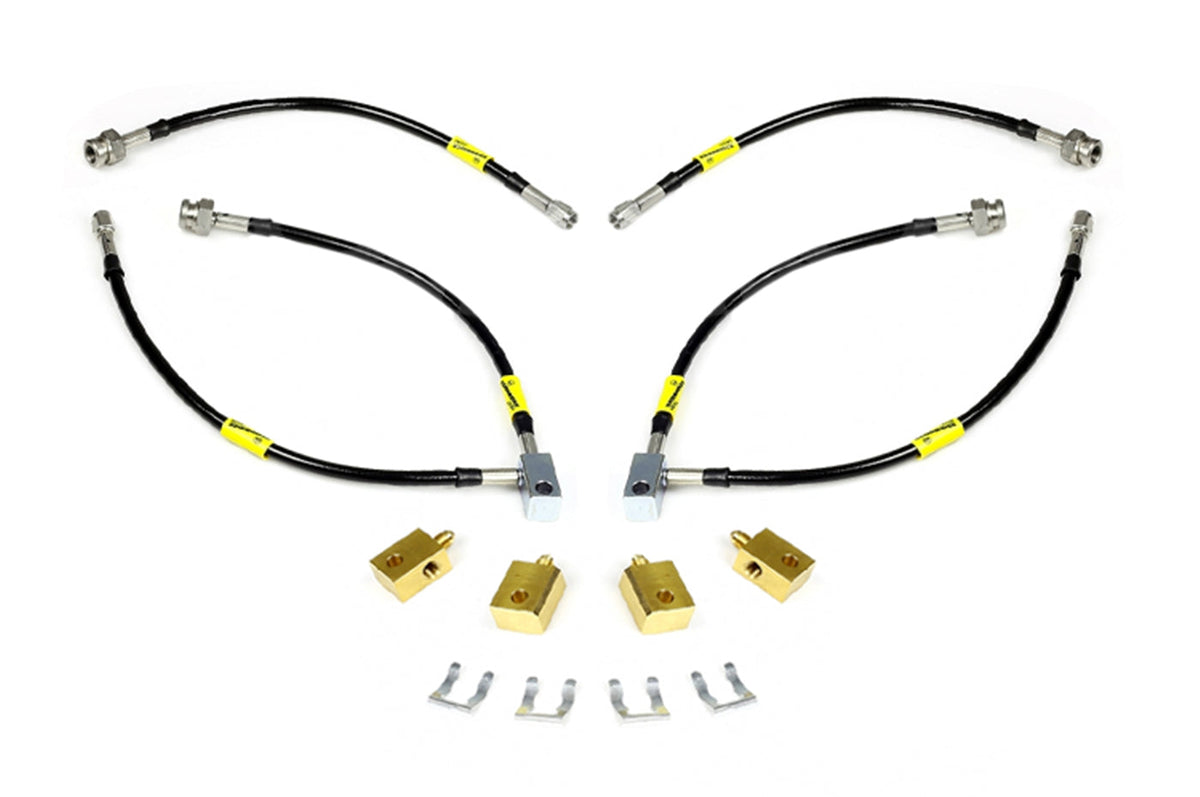 Goodridge Phantom Black Stainless Brake Lines for R35 GTR (22076BKC)