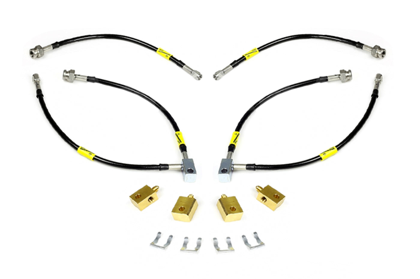 Goodridge Phantom Black Stainless Brake Lines for R35 GTR (22076BKC)