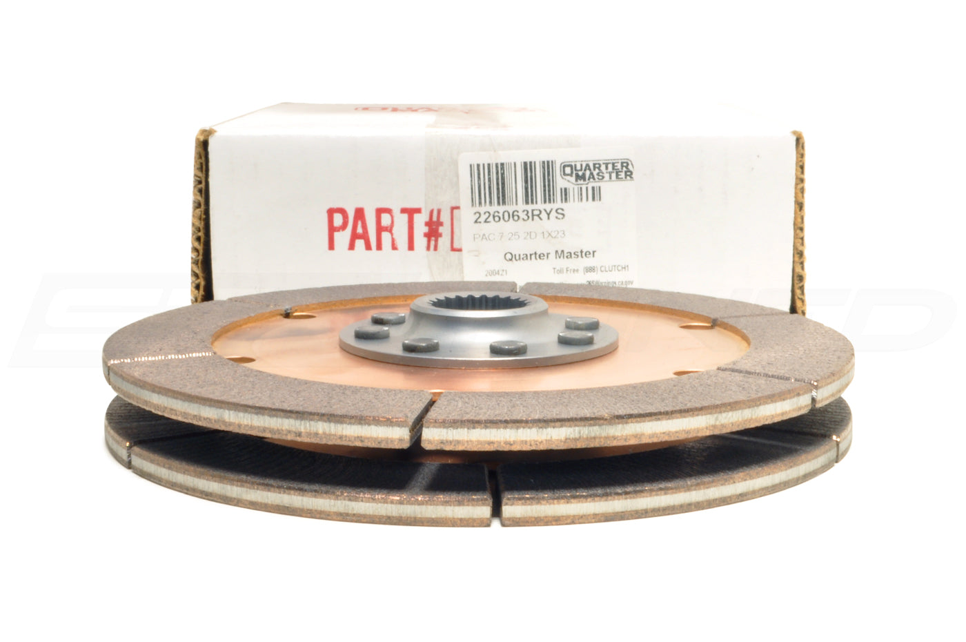Quarter Master Replacement 6-Leg Twin Clutch Discs for DSM/Evo