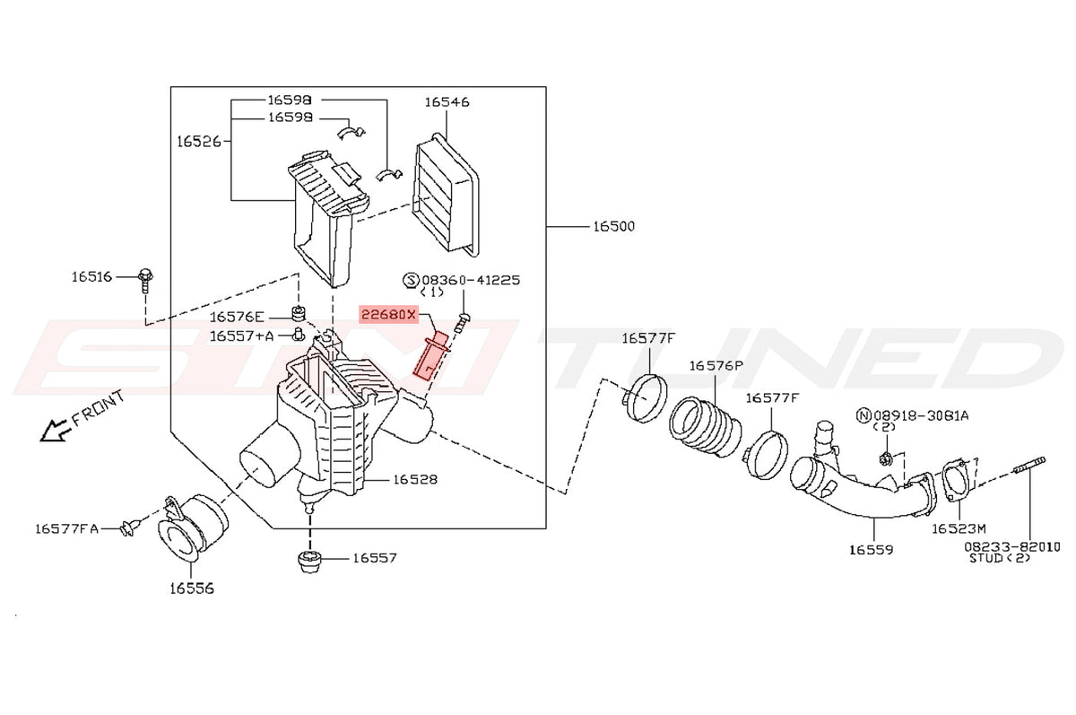 R35 GTR Diagram for reference
