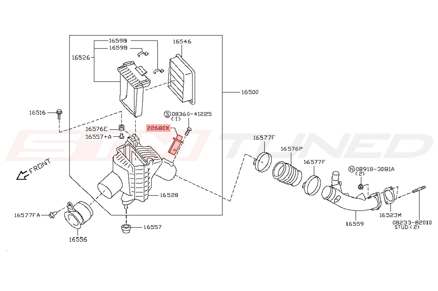 R35 GTR Diagram for reference