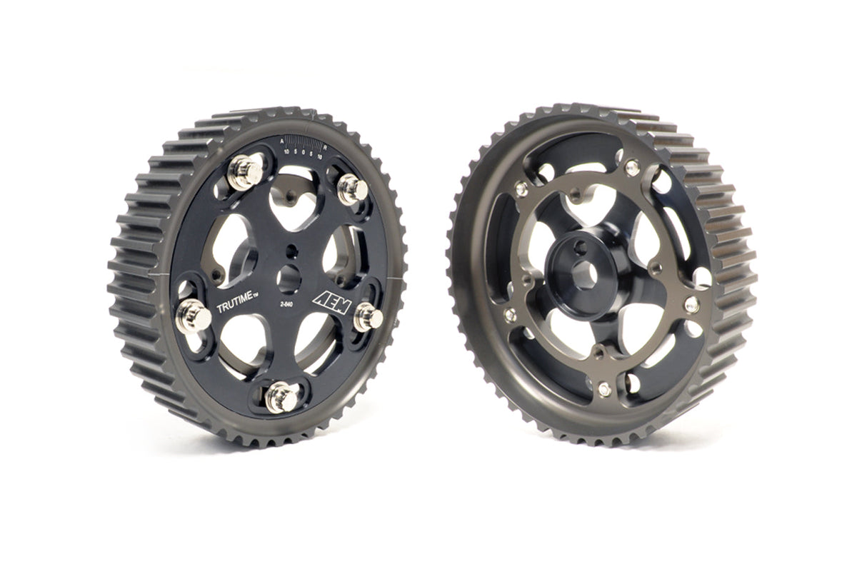 23-830BK Black Adjustable Tru-Time Cam Gears for DSM & Evo 1/2/3