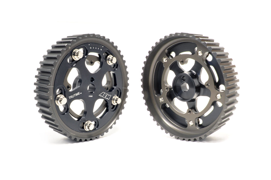 23-830BK Black Adjustable Tru-Time Cam Gears for DSM & Evo 1/2/3