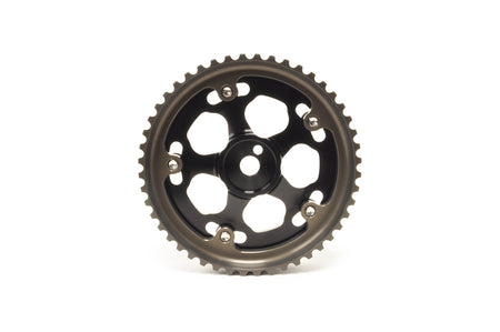 23-831BK AEM Black Adjustable Tru-Time Cam Gears for Evo 4-9