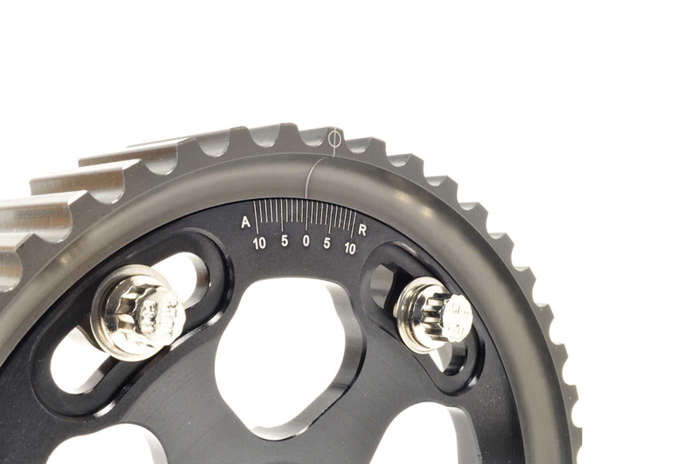23-831BK AEM Black Adjustable Tru-Time Cam Gears for Evo 4-9