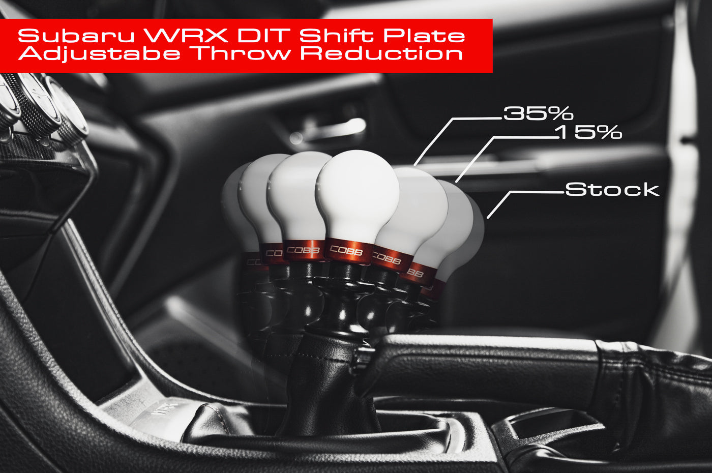 COBB Shift Plate for 2015-2020 WRX (244320)