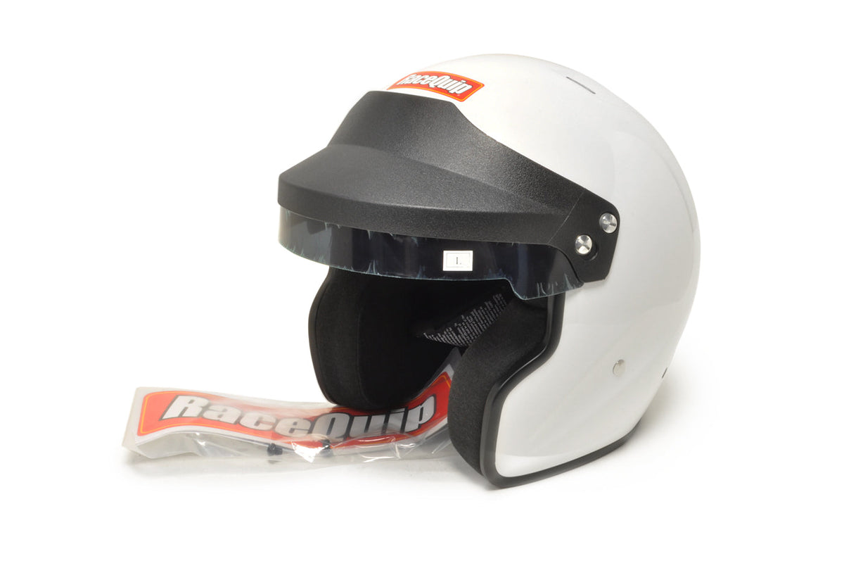 RaceQuip OF20 Open Face Helmet Large White (256115)