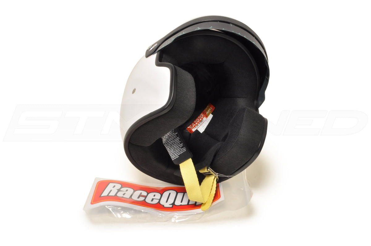 RaceQuip OF20 Open Face Helmet Large White (256115)