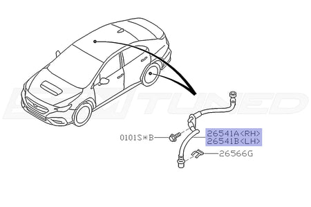 2022-2023 WRX Rear Brake Lines