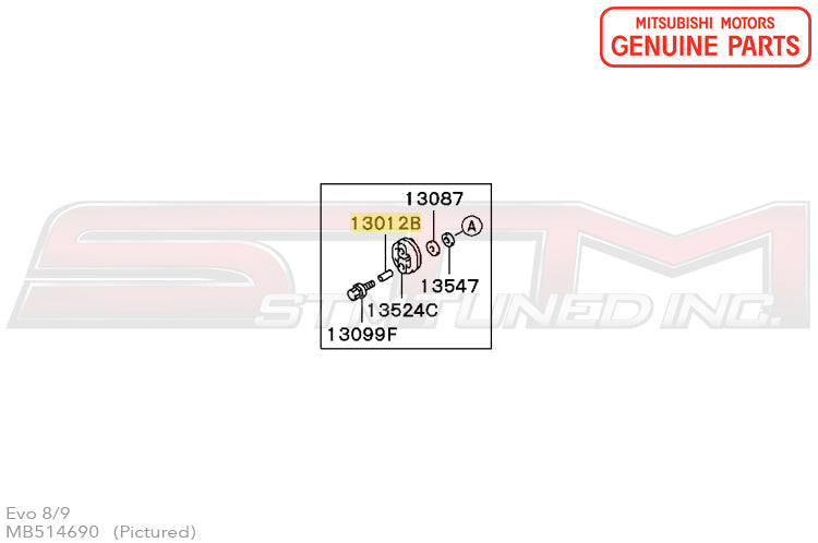 Mitsubishi Exhaust Hanger (A) Downpipe - Evo 8/9