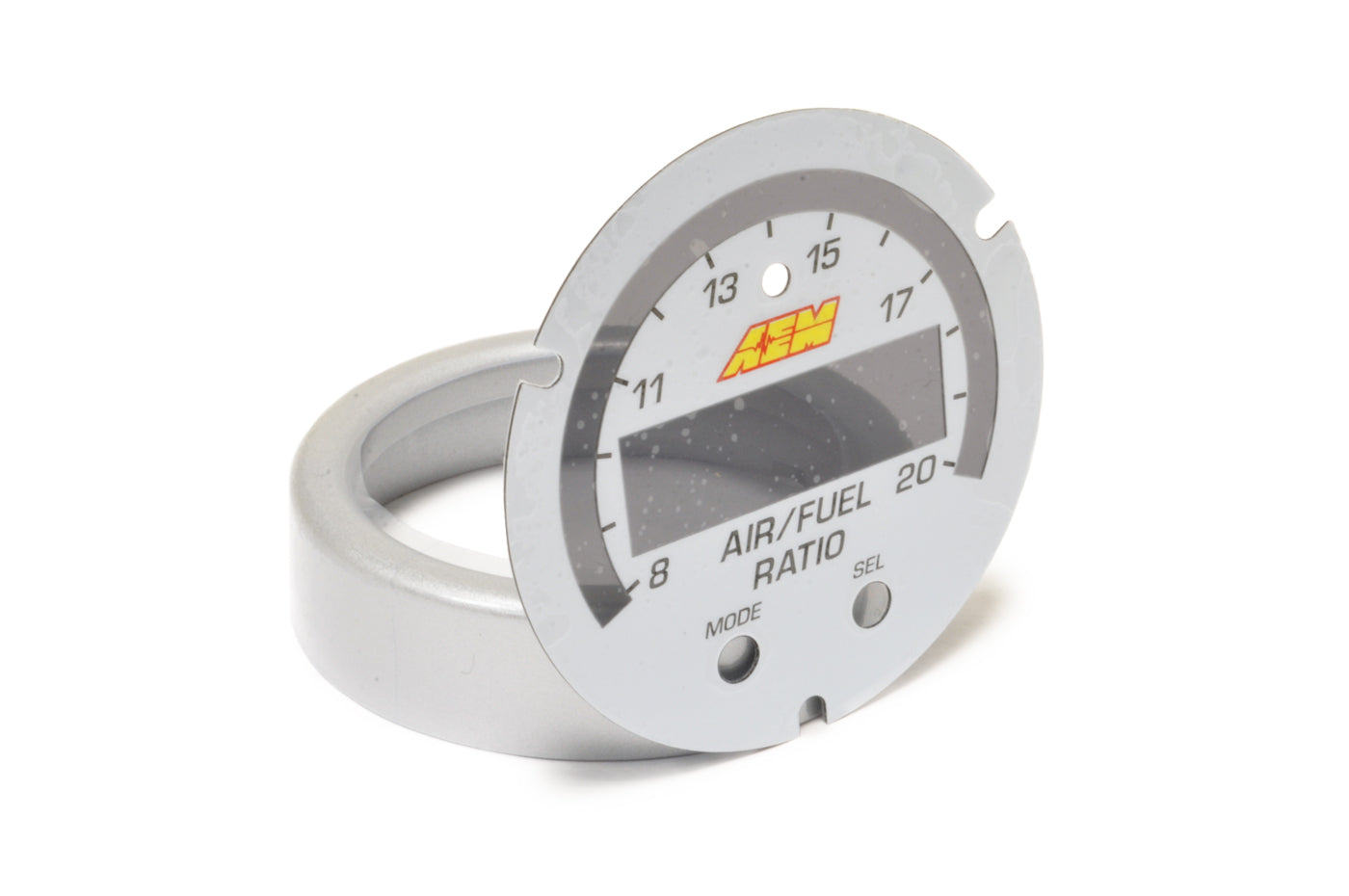 AEM White/Silver Faceplate for X-Series UEGO (30-0300-ACC)