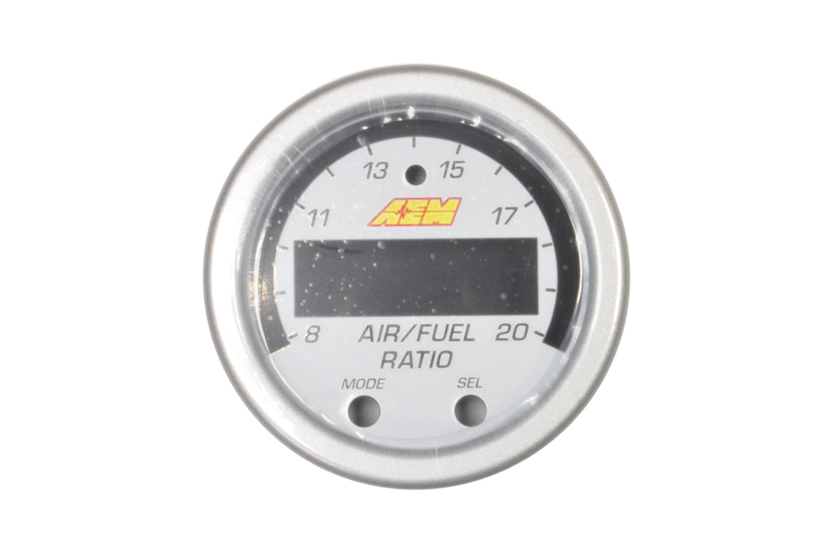 AEM White/Silver Faceplate for X-Series UEGO (30-0300-ACC)