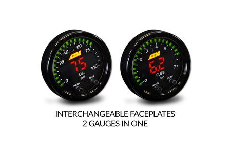 AEM X-Series Oil Fuel Pressure Gauge (30-0301)
