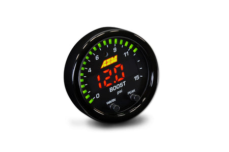 AEM X-Series Boost / Fuel Pressure Gauge 0-15PSI (30-0309)