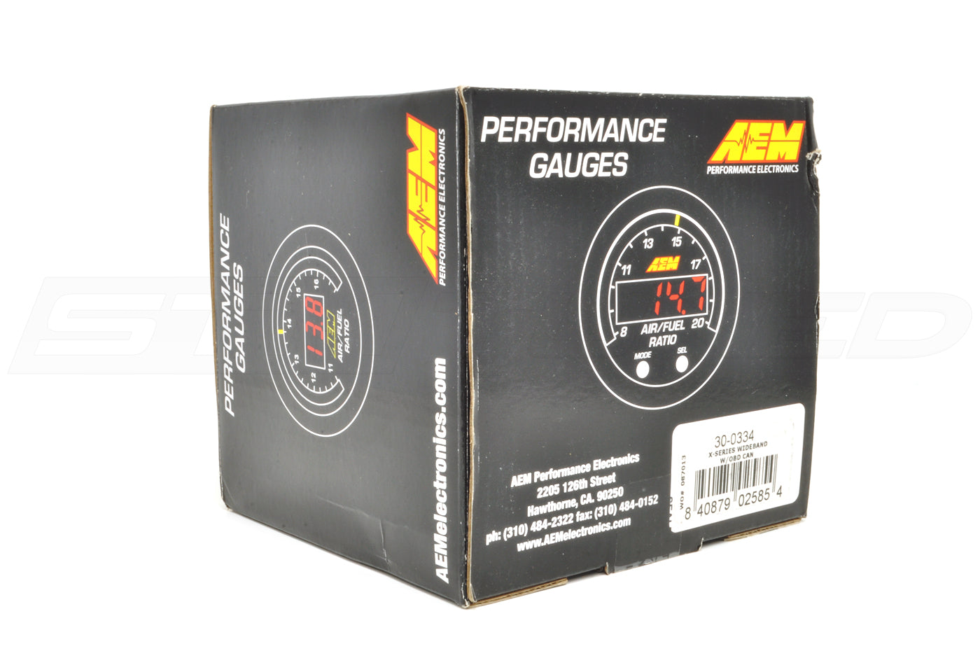 AEM X-Series Wideband UEGO AFR Gauge with OBD2 CON (30-0334)