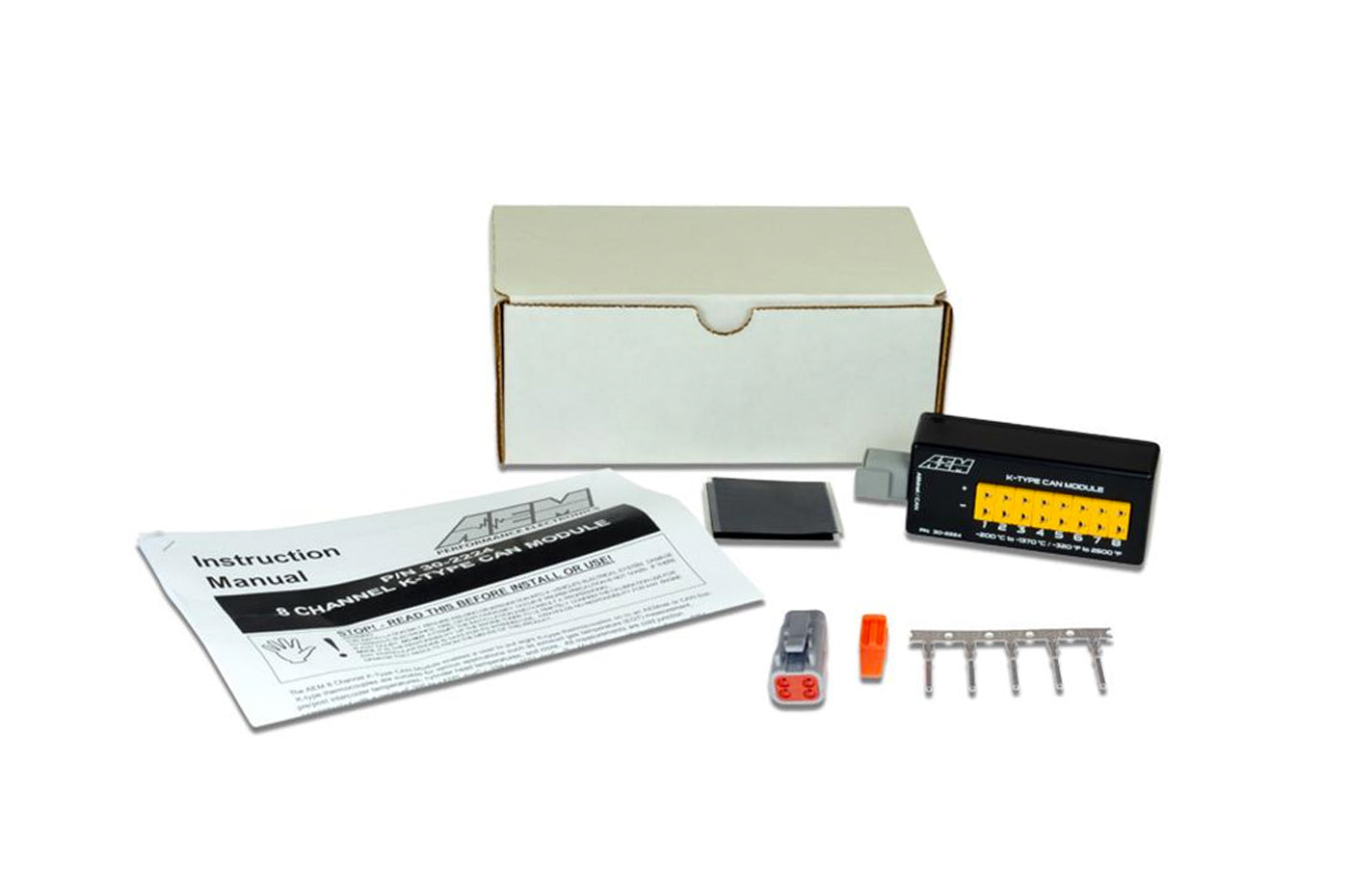 AEM 8-Channel K-Type Thermocouple EGT CAN Module (30-2224)