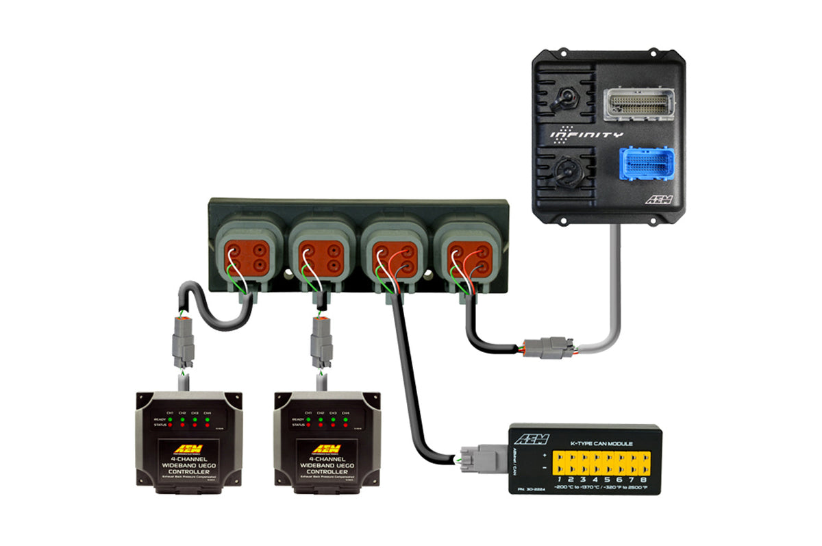 AEM AEMnet 4 Port CAN Hub (30-2225)