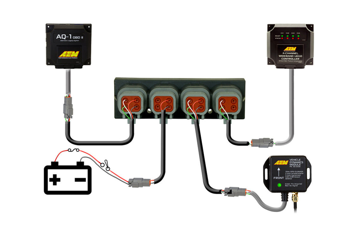AEM AEMnet 4 Port CAN Hub (30-2225)
