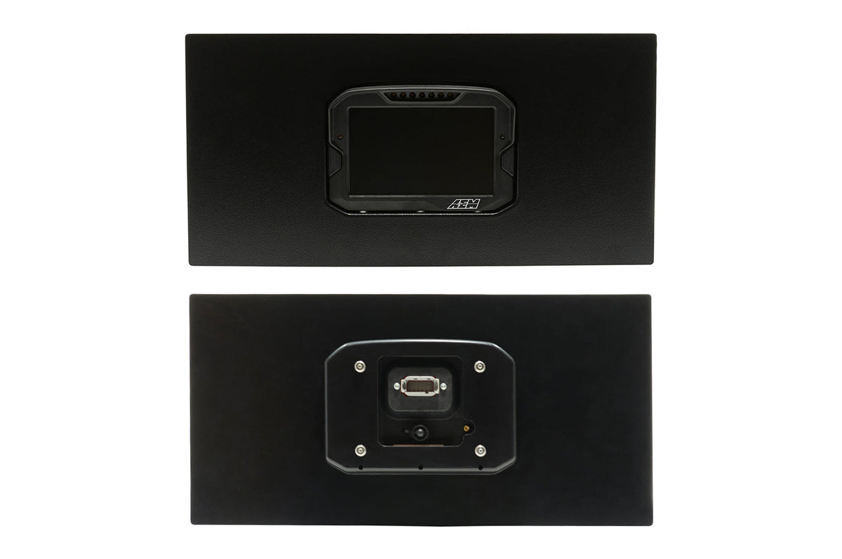 AEM CD-7 Carbon Dash Flush Mount Panel (30-5541) (CD7 sold separately)