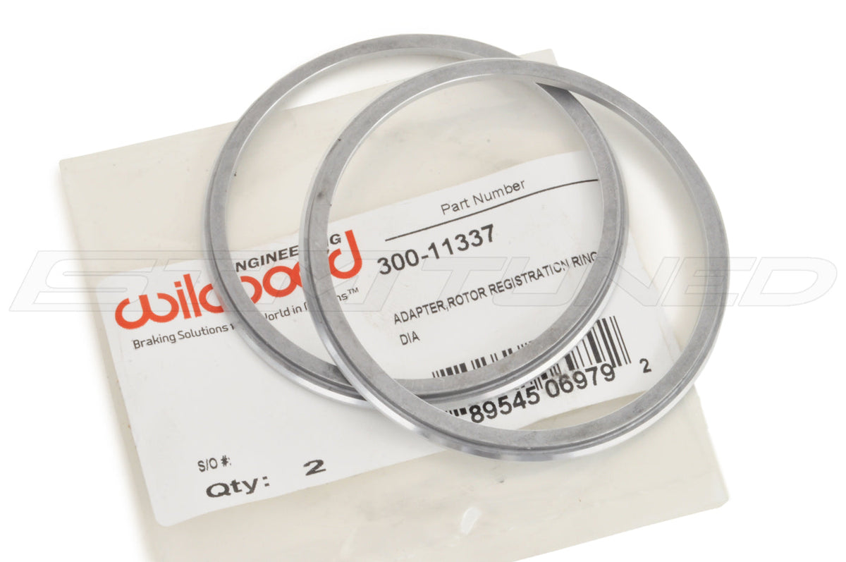 Wilwood Rear Hat Adapters for Foxbody Mustang Brake Kit (300-11337)