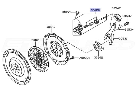 Subaru OEM Clutch Slave Cylinder for 2022+ WRX (30620AA230)