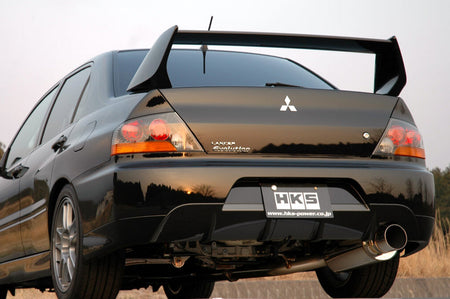 HKS Silent Hi-Power Cat-Back Exhaust for JDM Evo 9 Bumper (31019-AM008)