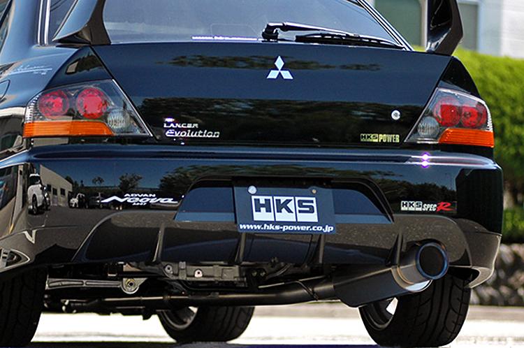 HKS  Hi-Power Spec-R Titanium Exhaust for Evo 7/8/9 with JDM 9 Bumper (31025-AM003)