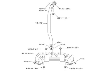 HKS 3SX Exhaust for R35 GTR (31025-AN006)