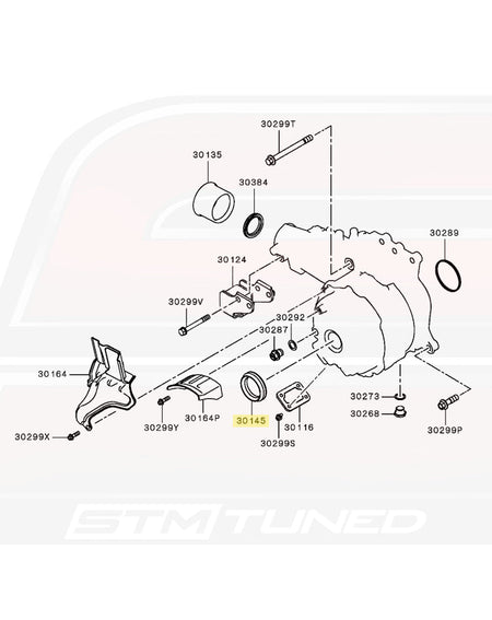 Evo X Axle Seal Front RH 30145 (3200A145)