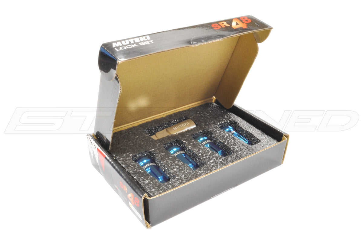 Muteki SR48 Open Ended Locking Lug Nuts (M12 x 1.25)