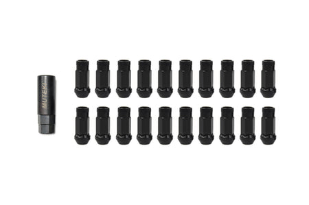 Muteki SR48 Open Ended Lug Nuts Black (32905B)