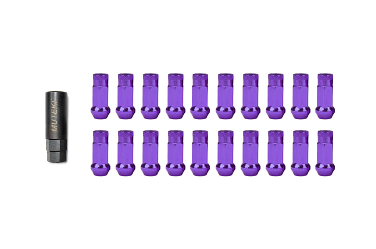 Muteki SR48 Open Ended Lug Nuts Purple (32905L)