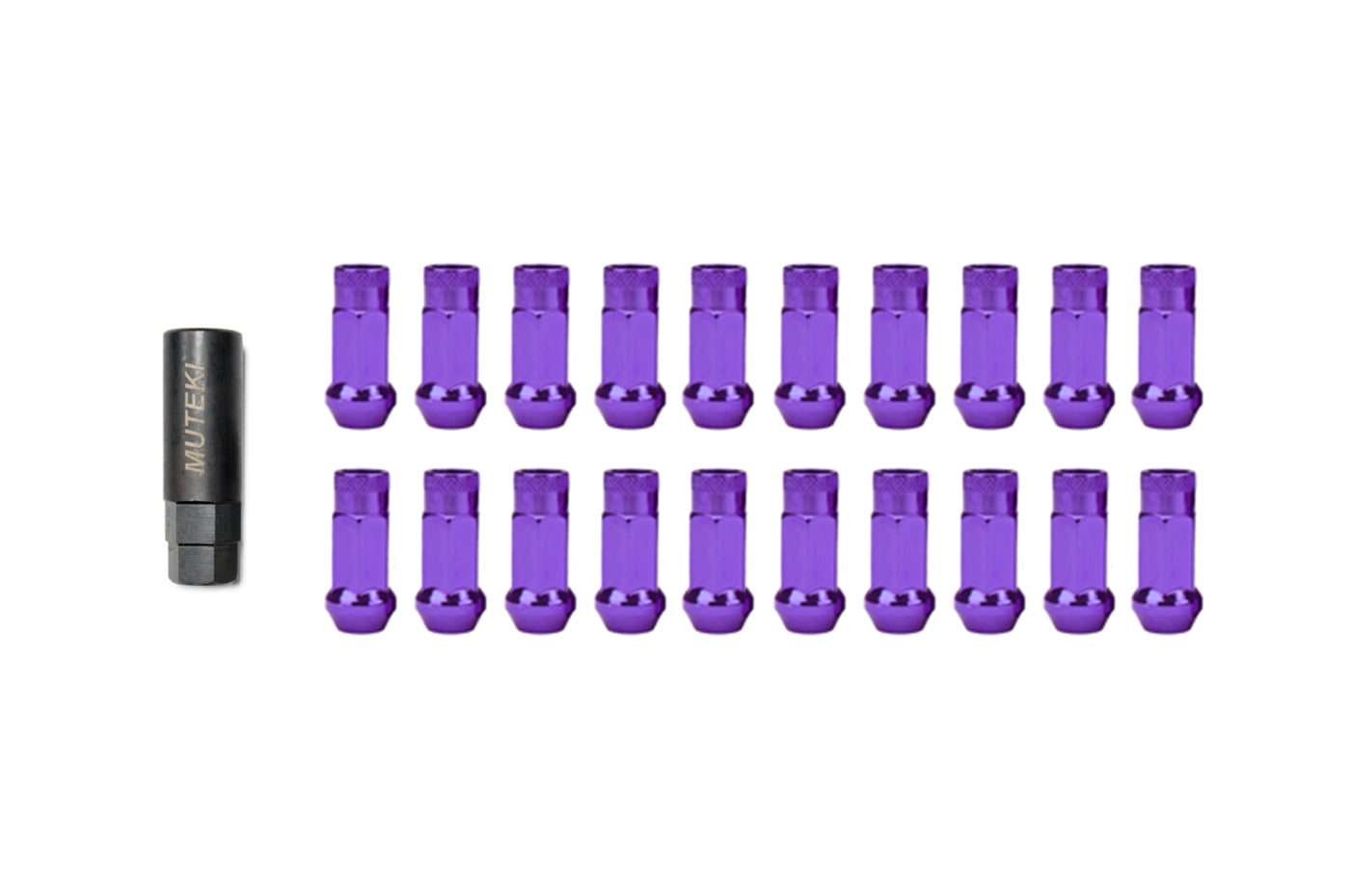 Muteki SR48 Open Ended Lug Nuts Purple (32905L)