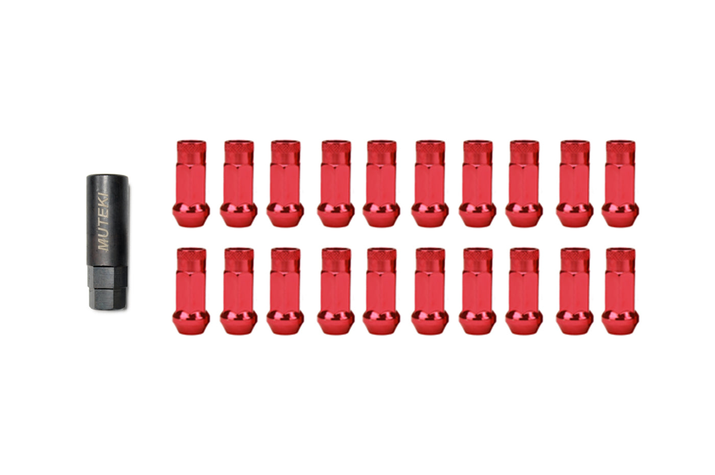 Muteki SR48 Open Ended Lug Nuts Red (32905R)