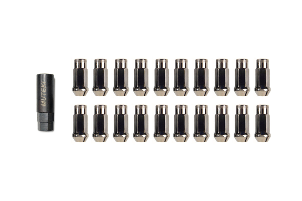Muteki SR48 Open Ended Lug Nuts Titanium (32905T)