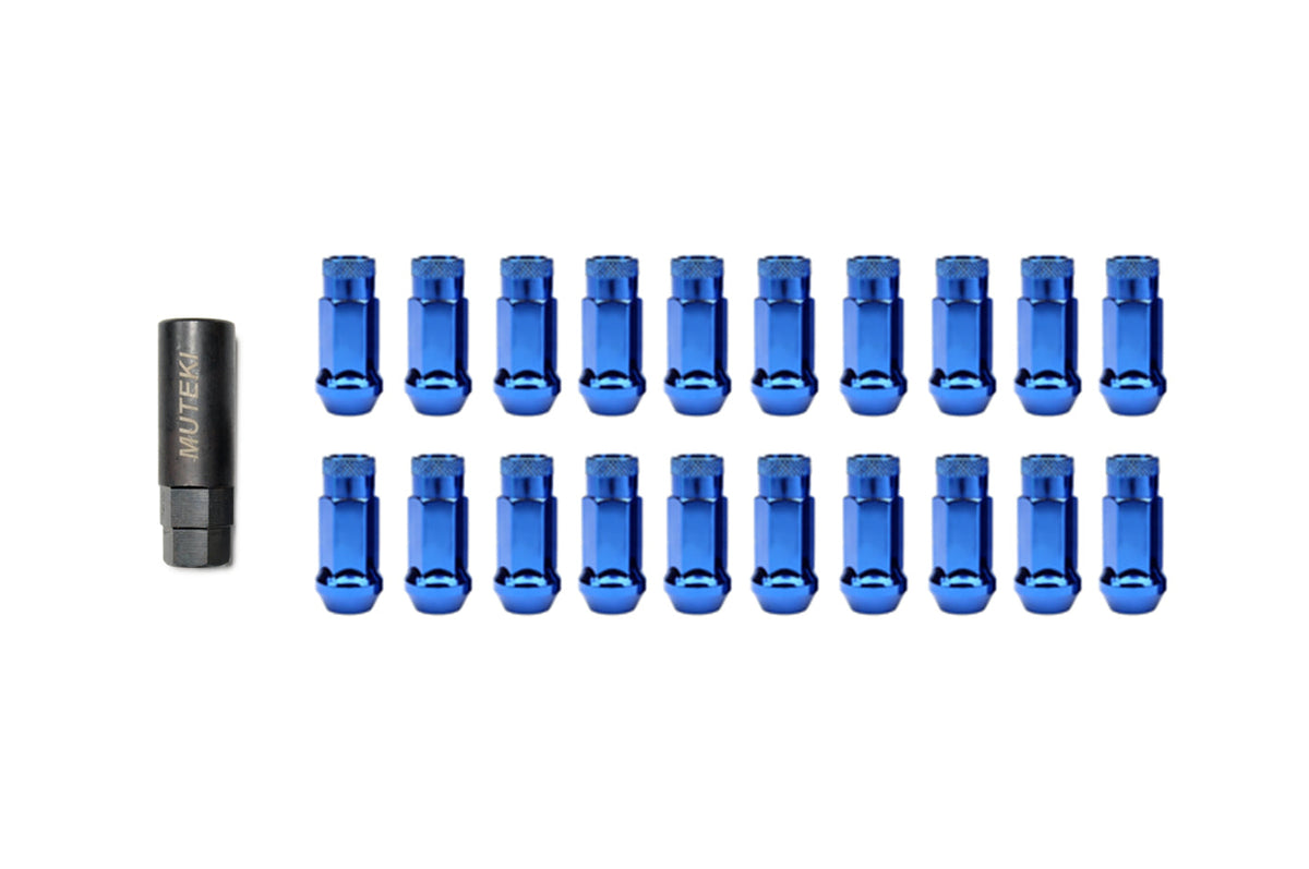 Muteki SR48 Open Ended Lug Nuts Blue (32905U)