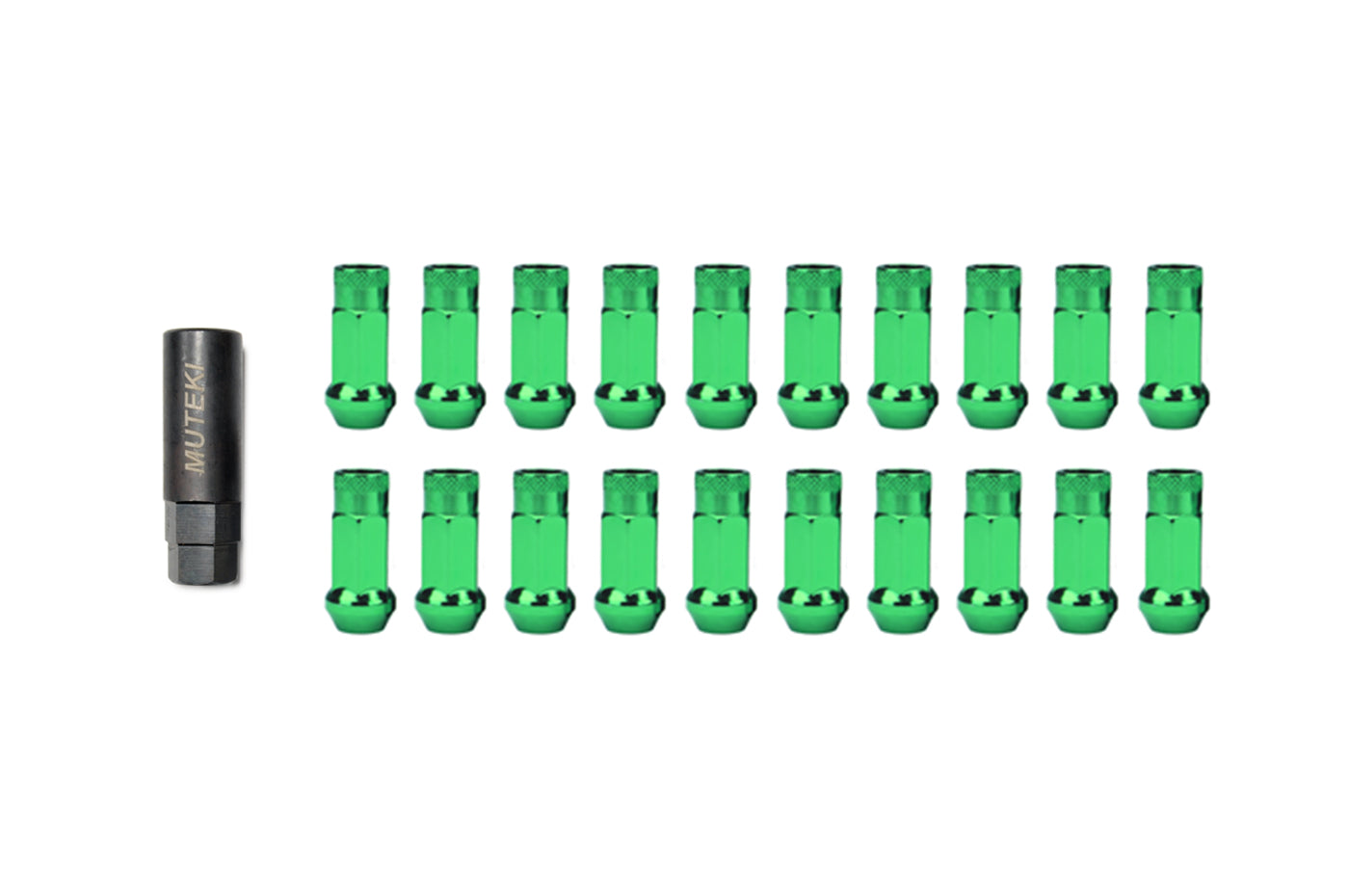 Muteki SR48 Open Ended Lug Nuts Green (32906G)